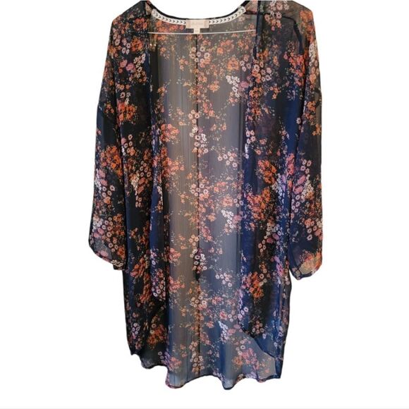 Altar’d State Boho Floral Kimono Size Small - Picture 1 of 3